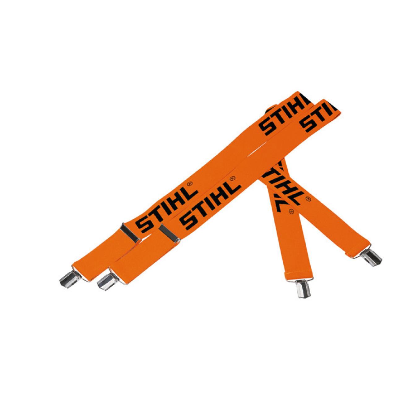 Hosenträger, orange, 120cm, zum Knöpfen