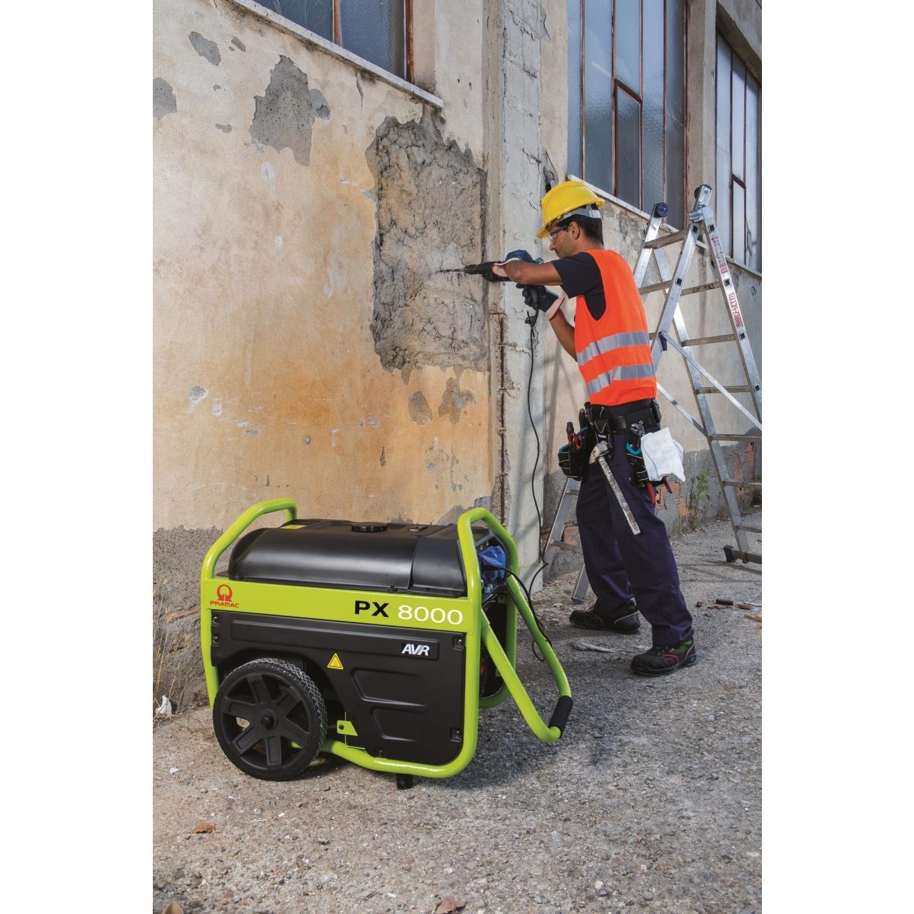 Stromerzeuger PX 8000 - THI AVR 230V / 400V - BENZIN - E START