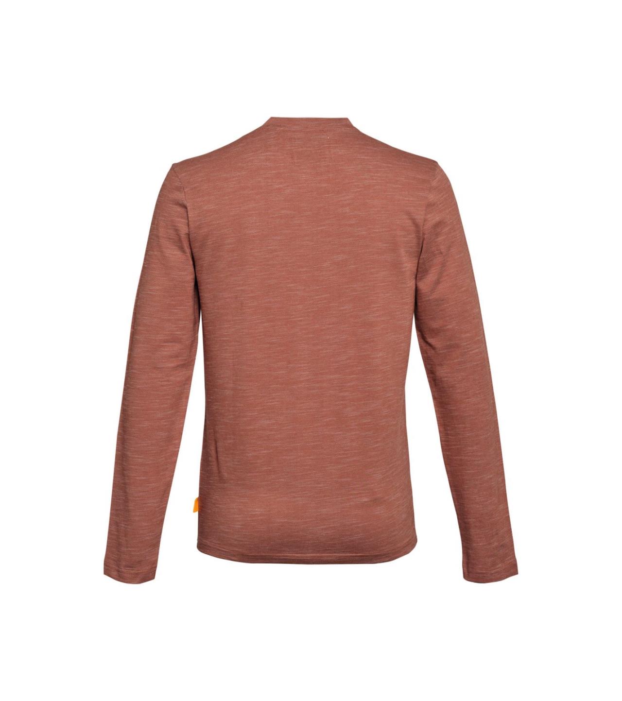 Langarmshirt  HENLEY Orange