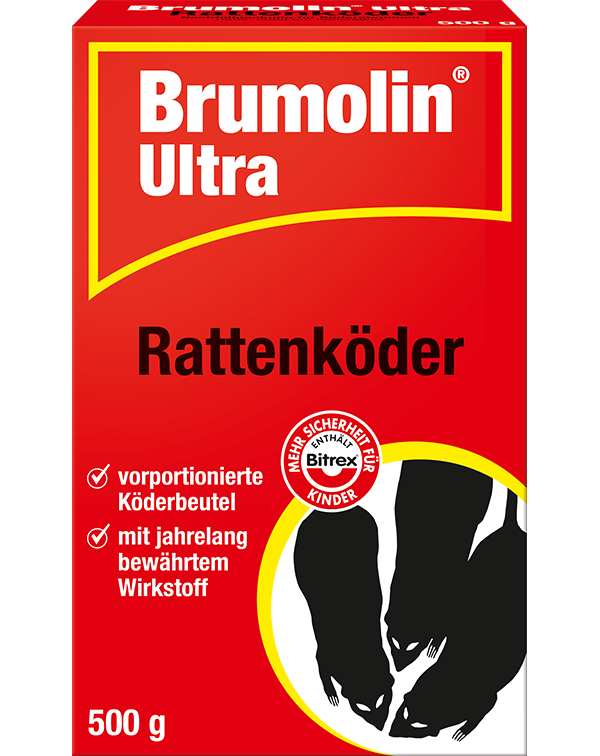 Brumolin Ultra Rattenköder  500 g