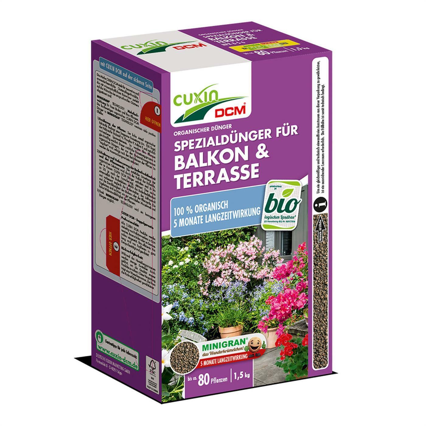 Spezialdünger für Balkon & Terrasse 1,5 kg