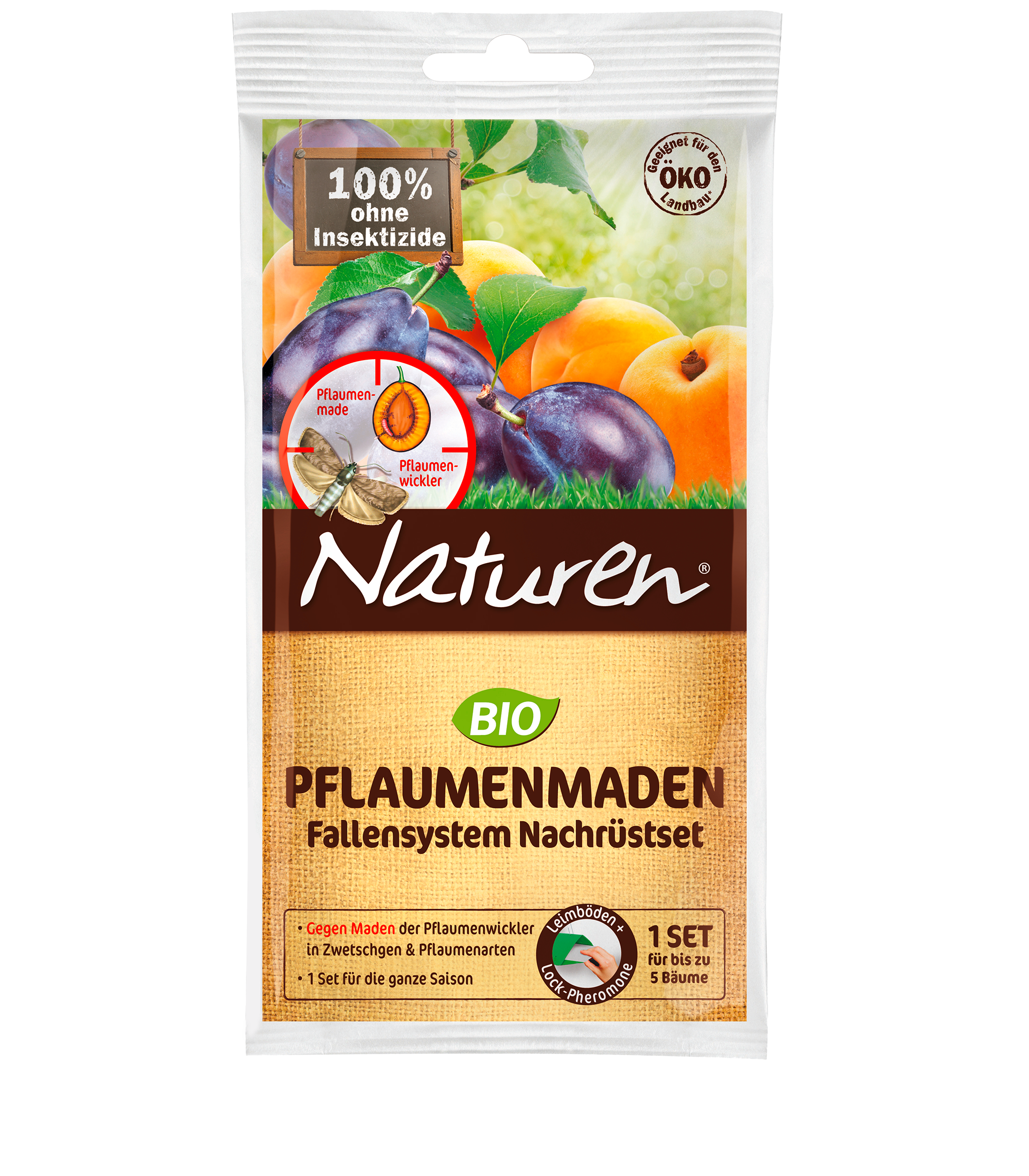 NATUREN PFLAUMENMADEN-FALLE   1x  Nachrüstset