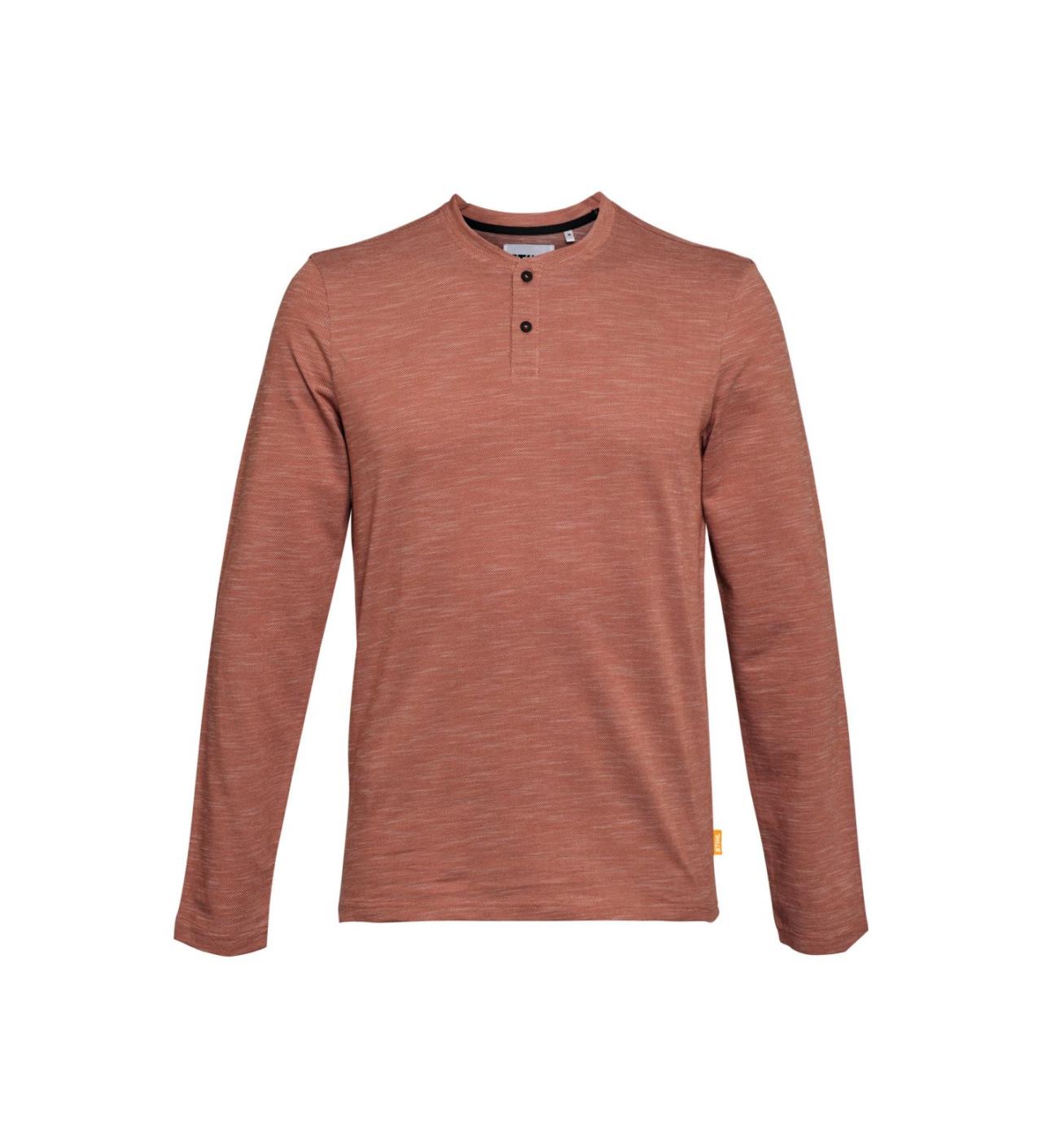 Langarmshirt  HENLEY Orange