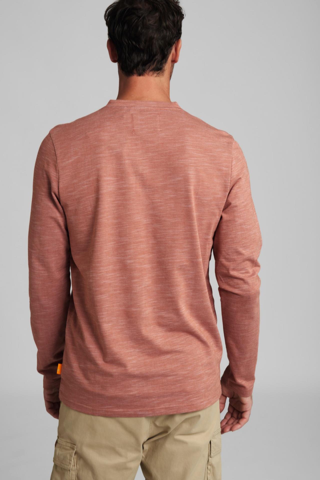 Langarmshirt  HENLEY Orange