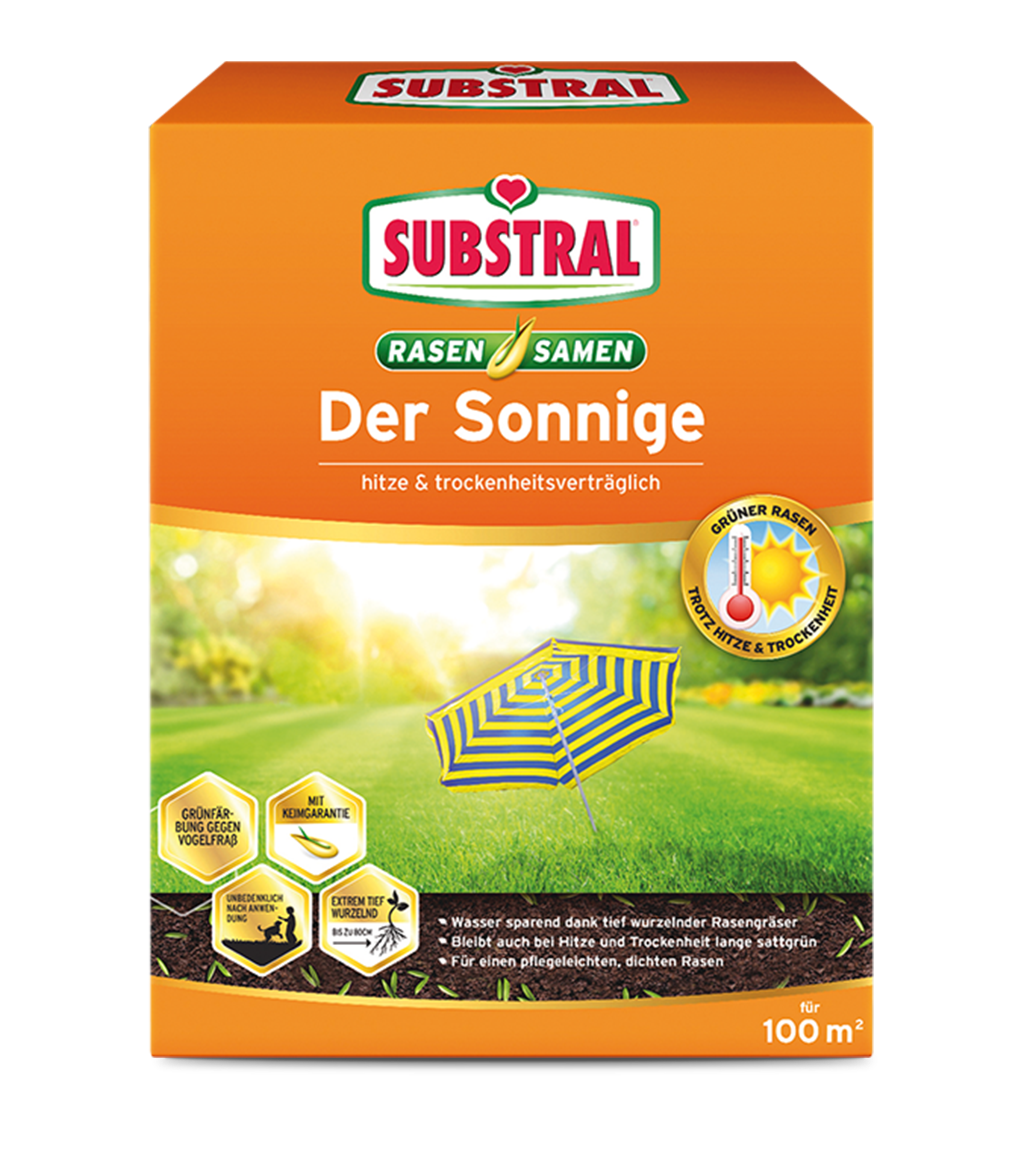 SUBSTRAL Rasensamen  DER SONNIGE  2,25 kg